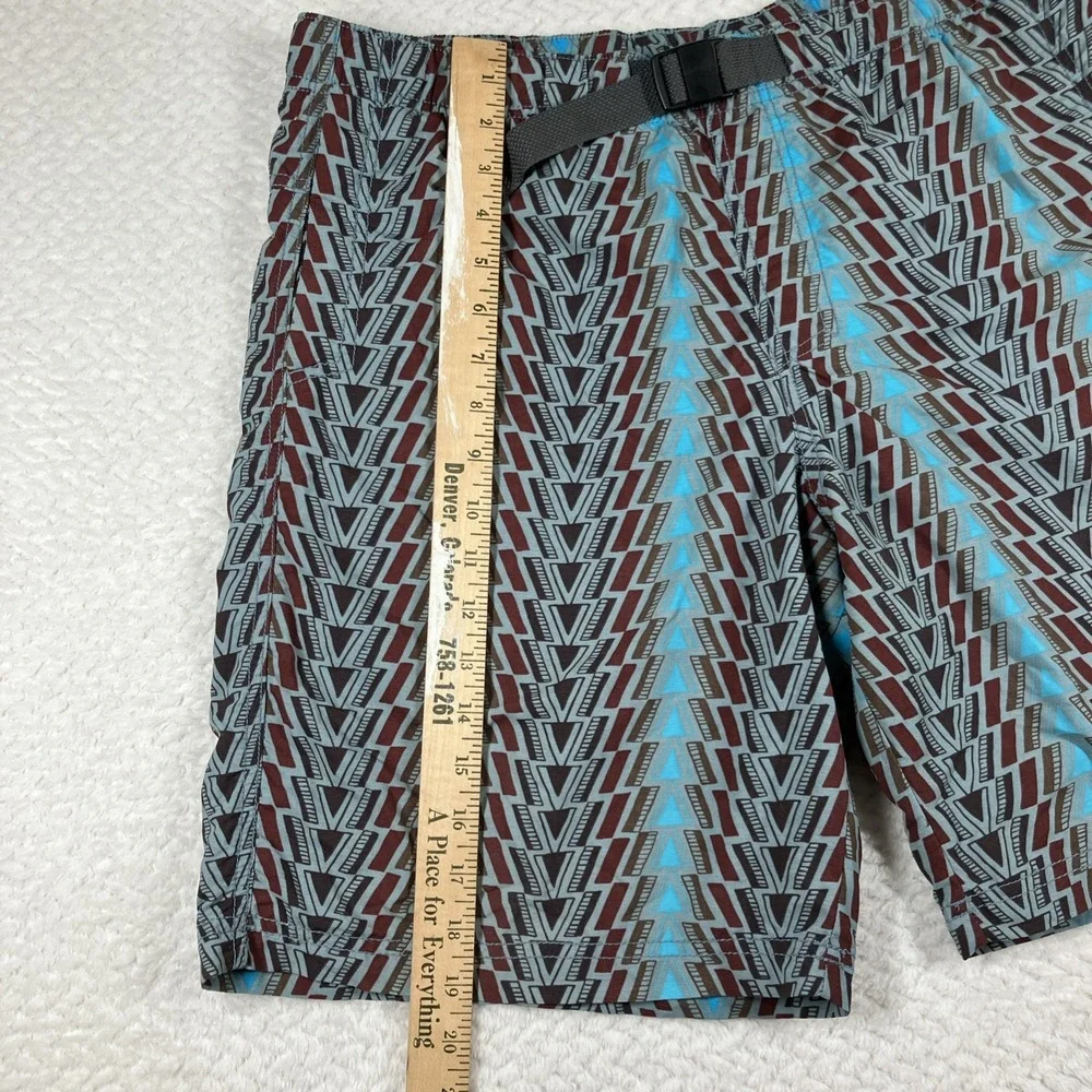 Columbia Mens Swim‎ Trunks Omni Shade Sun Protection Med Geometric Fishing Mesh